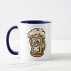 Happy Beer Mug, Cartoon Style - coffee mug