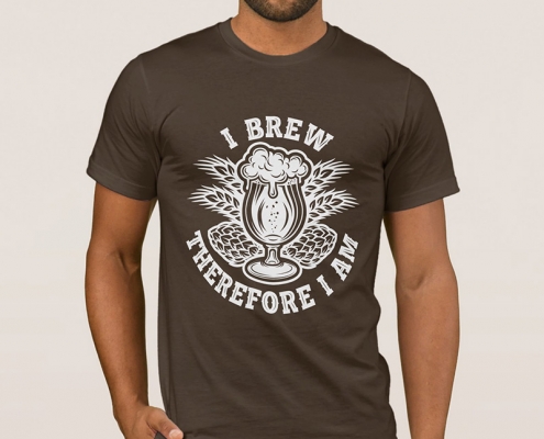 I Brew, Therefore I Am - t-shirt
